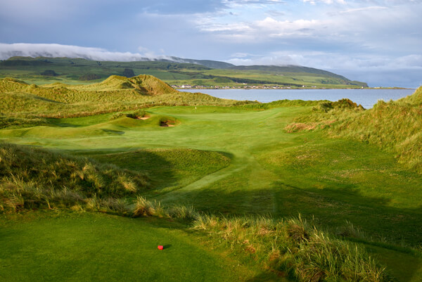 5th hole from tees, Machrihanish Dunes - Argyll Scotland